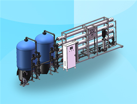 16吨/时反渗透设备 揭阳纯水设备生产厂家 16吨每小时纯水设备